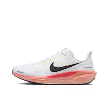 Nike Zoom Pegasus 41 Anti Slip Wear Resistant Low Top Casual Training Running Shoes Men's White Orange