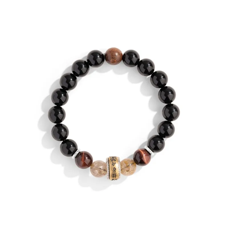 YINCHIE Obsidian Bracelets Men's-0