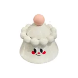Volcano Ashtray-White-Pink Ball Lid