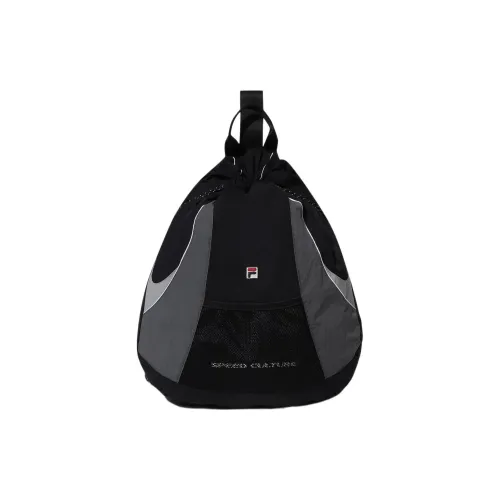 FILA Nylon Crossbody Bag Regular Unisex Black