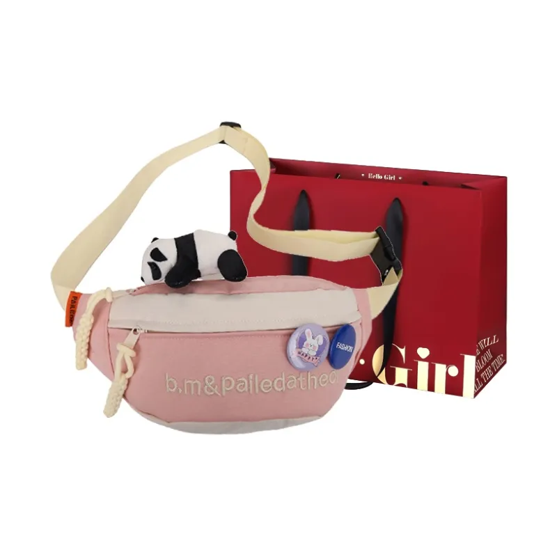 GOX Oxford Sling Bag Regular Unisex White & Red/White & Pink/White & Green/White & Blue/White/Black/Red-6