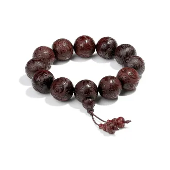 PUTUOSHANWENCHUANG Rosewood Bracelets Unisex