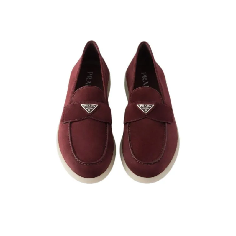 PRADA Loafers Men Burgundy-3
