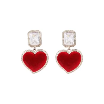 VIOLET Copper Alloy Earrings Women's
