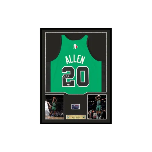 Three For Boston Celtics Basketball Fan Supplies Framed Outer Frame Dimensions Approximately 78x98cm Unisex