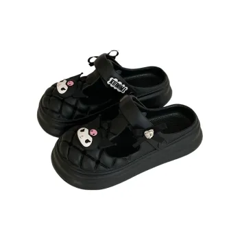 SHIGUDE x Sanrio Sandal Slippers Women's, Black