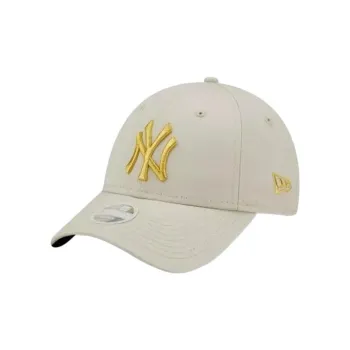 New Era Metal Baseball Caps Women's Beige