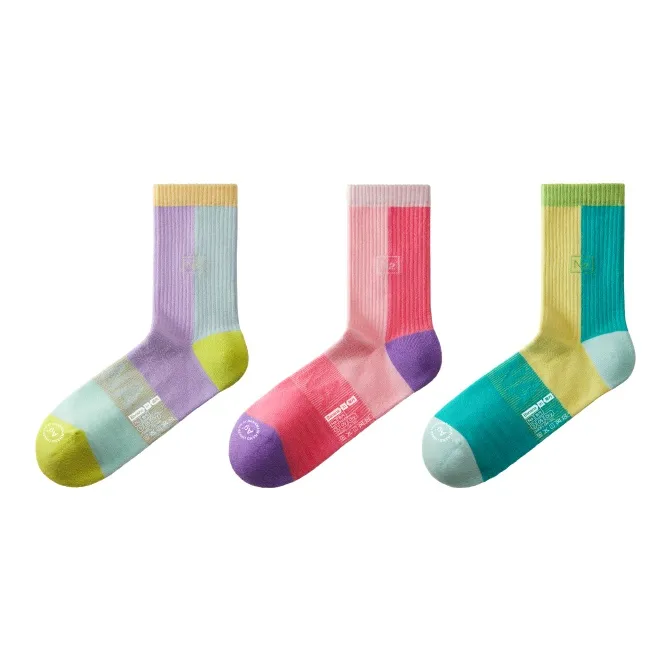 Bananain Mid Calf Socks Women's 3 Pack-5