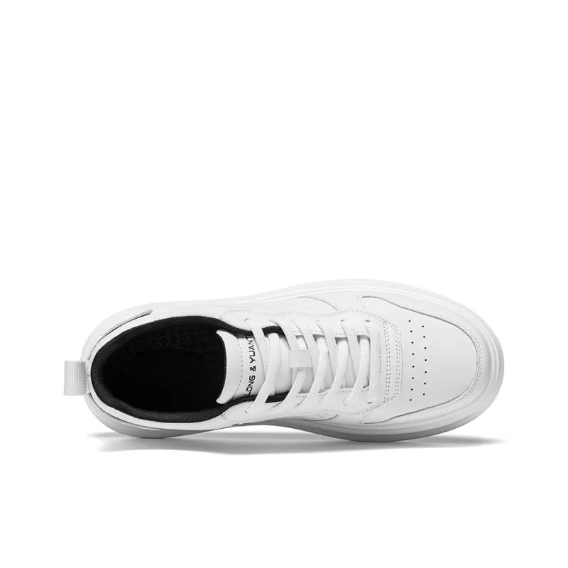 Desert Ram Slip Resistant Cushioning Wear Resistant Lightweight Height Increasing Low Top Skateboard Shoes Men's-3