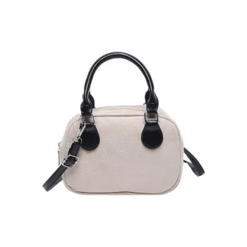 S.REPHEN Leather Velvet Shoulder Bag Crossbody Bag Handbag Unisex Multicolor