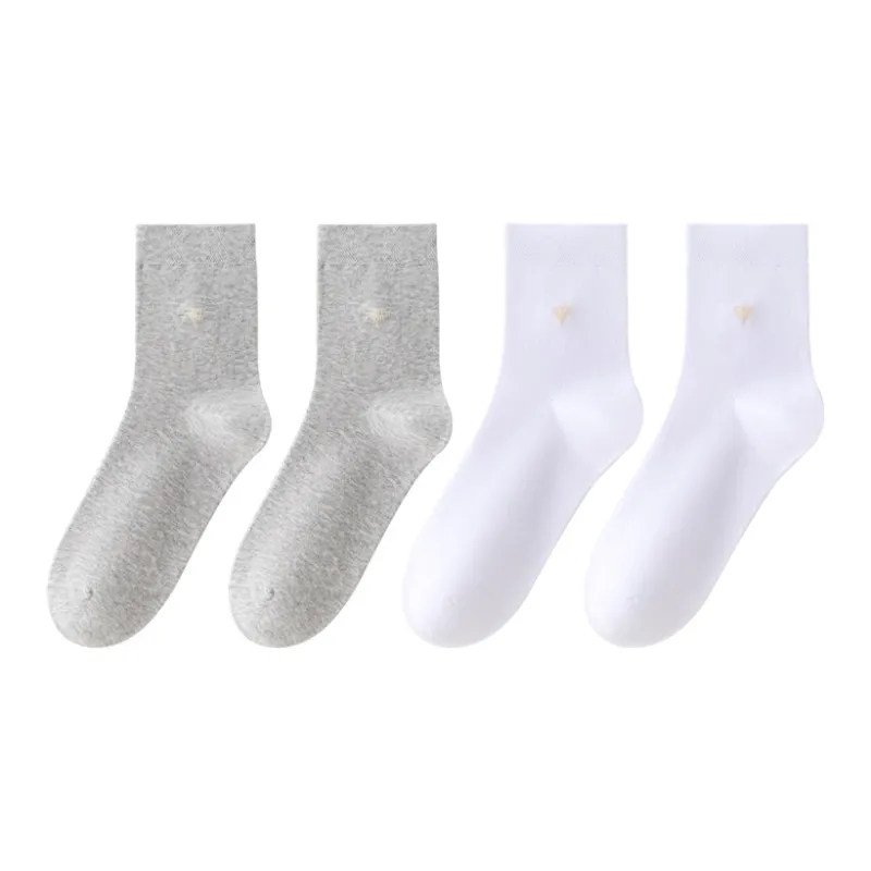 MIIOW Mid Calf Socks Unisex 4 Pack-10