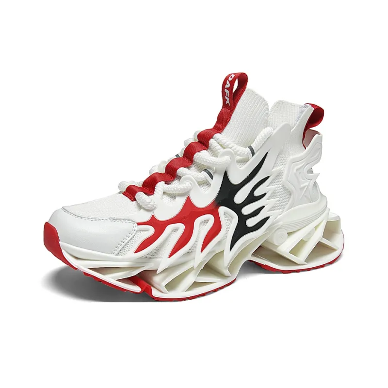 Jerden Smith Shock Absorbers With Slip Resistant And Abrasion Resistant Properties High Top Casual Shoes Men's-1
