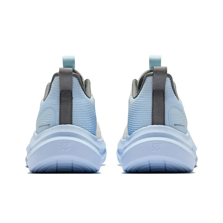 Erke Cushioning Lightweight Breathable Low-Top Running Shoes Men's Microcrystal White Light Oxygen Blue-3