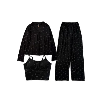 Maultiay Pajama Set Women's Black