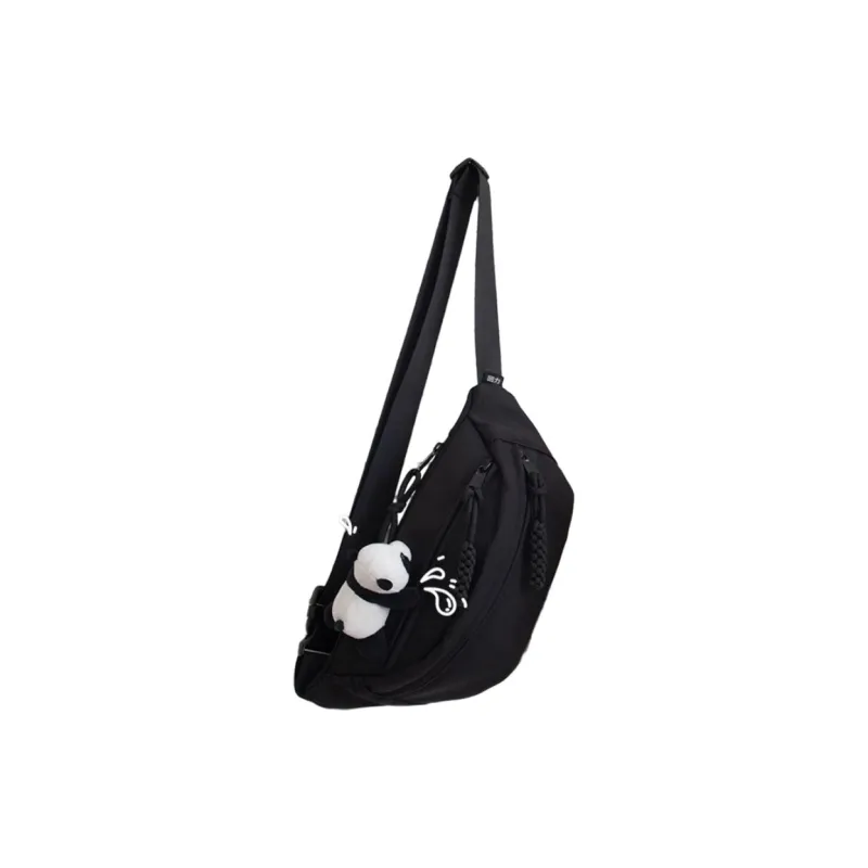 Warrior Nylon Fanny Pack Unisex White/Black/Green-5