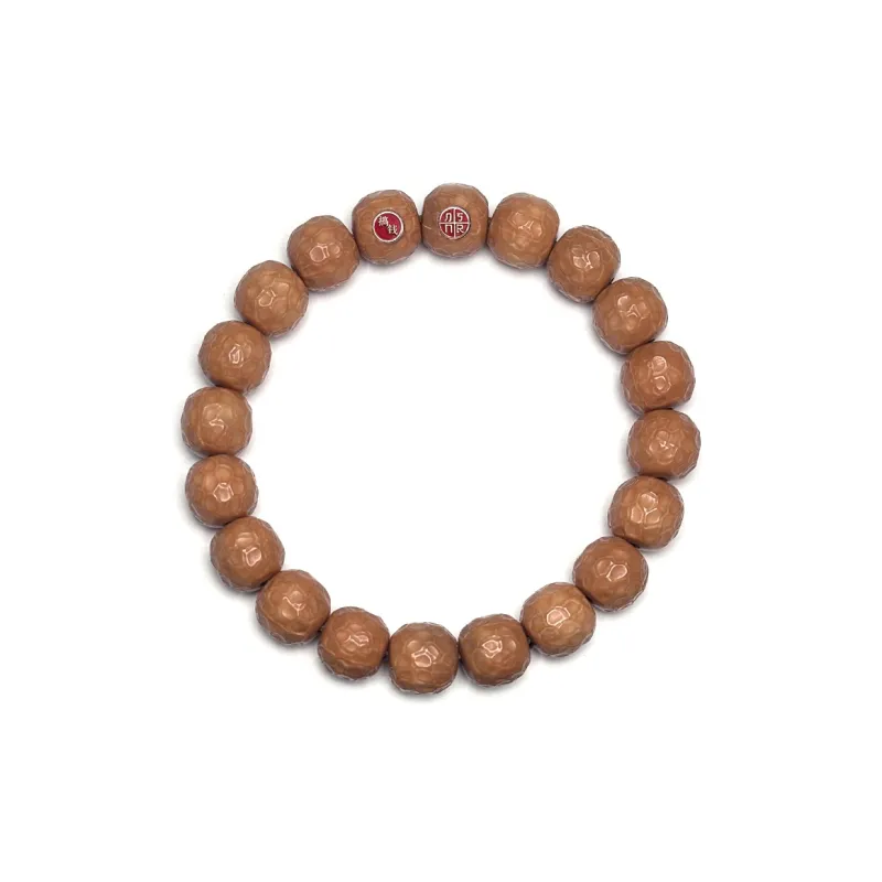 MOUNTAINS AND MANS Monkey Head Walnut New Chinese Style Prosperity And Good Luck Beaded Bracelet Unisex-7