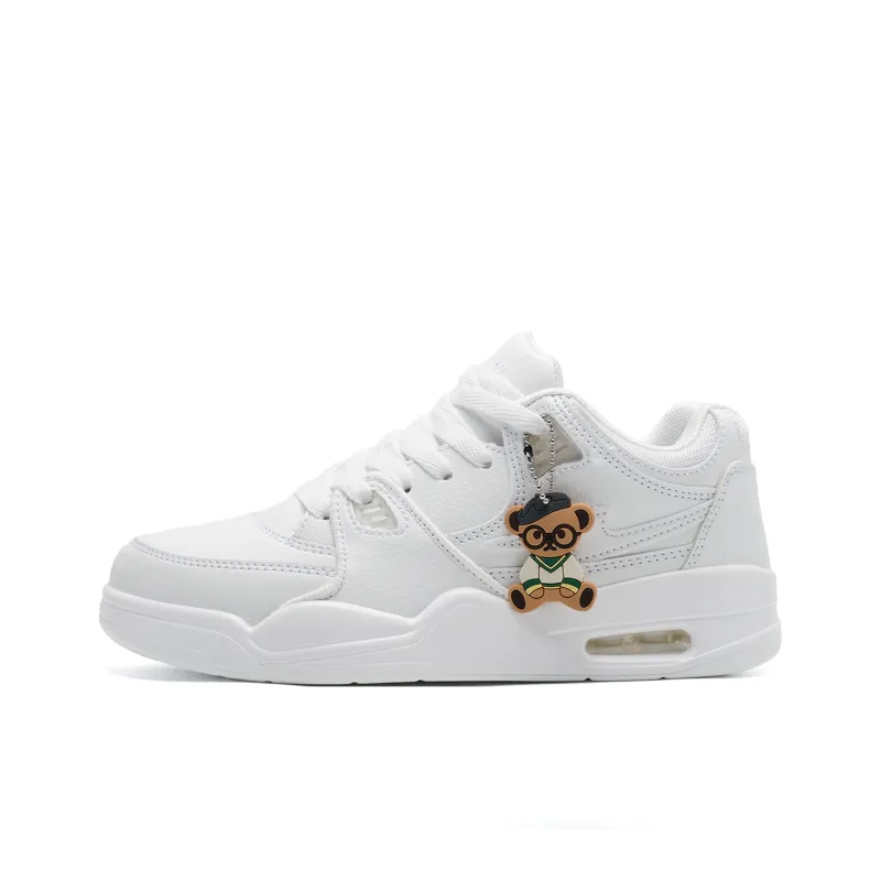Teddy Bear Collection Coverage Slip Resistant, Abrasion Resistant, Lightweight Low Top Skateboard Shoes Unisex-36