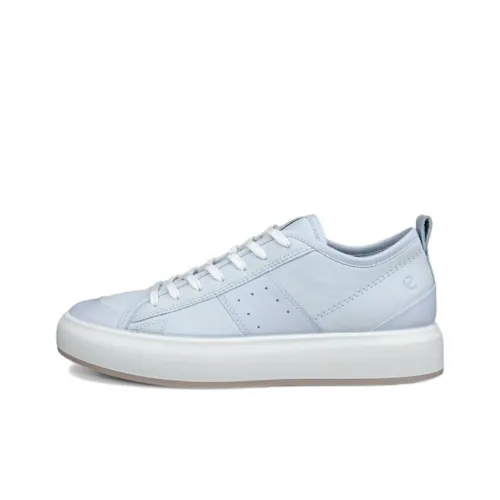 Ecco Wear-Resistant Height Increasing Low-Top Skateboard Shoes Women's Blue