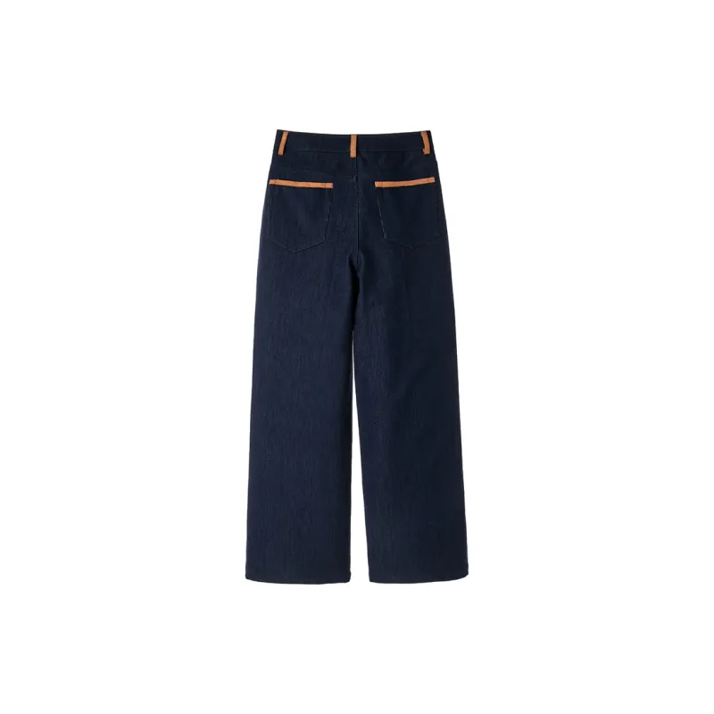 EKOOL Casual Pants Women's Navy Blue-1