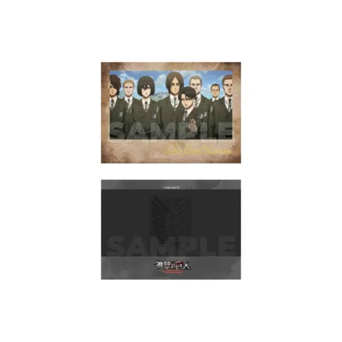 MUSE Comic Play Society Attack On Titan S4 The Final Season Eren Yeager Photo Scene TV Photo Cards