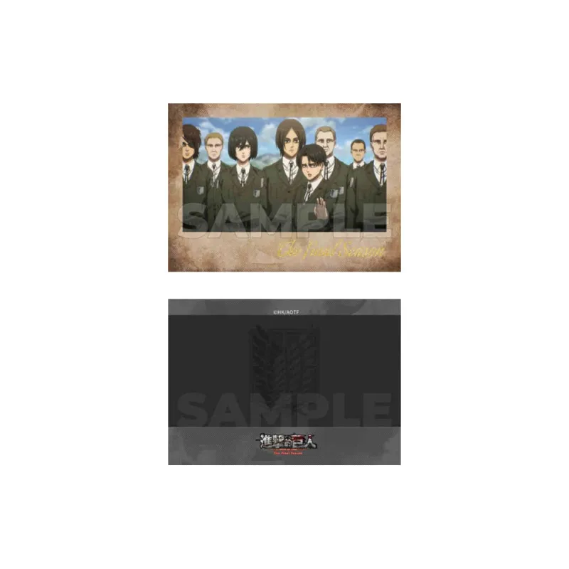 MUSE Comic Play Society Attack On Titan S4 The Final Season Eren Yeager Photo Scene TV Photo Cards-0