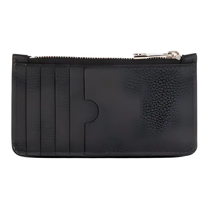 BALMAIN Monogram Embossed Zipped Cardholder-2