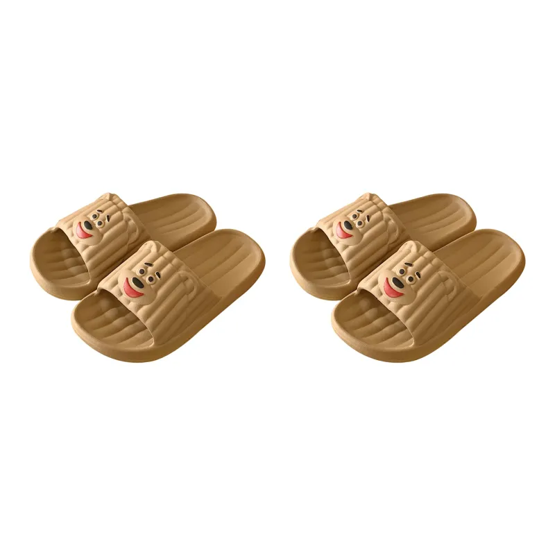 Thin Strips Sandal Slippers Unisex, Cream White-16