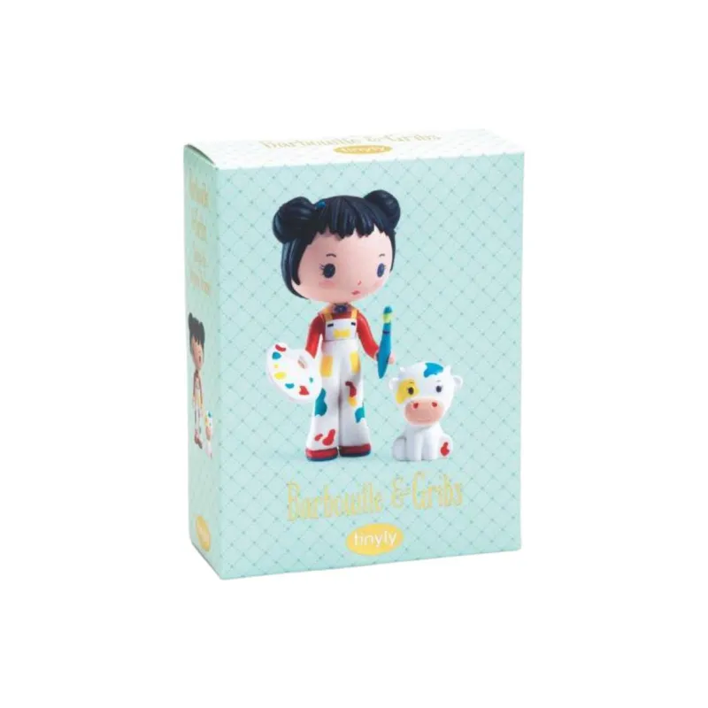 DJECO Tiny Bal Nylon Mesh Suede Chibi Figures-1