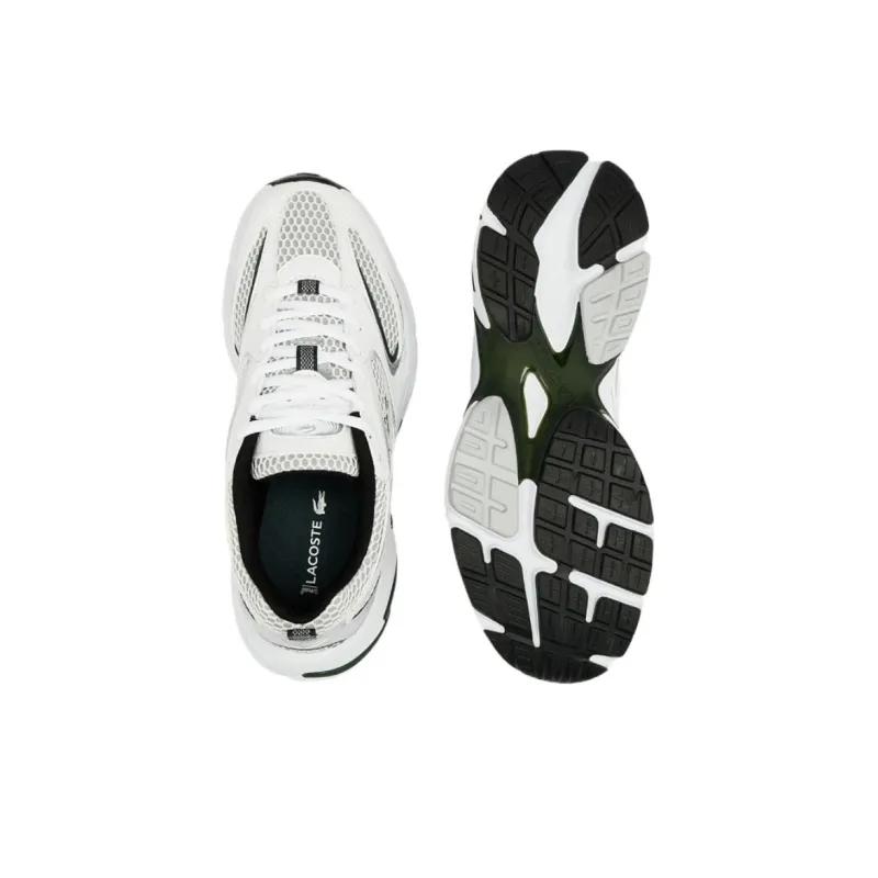 LACOSTE Low Top Casual Shoes Women's White Green-4