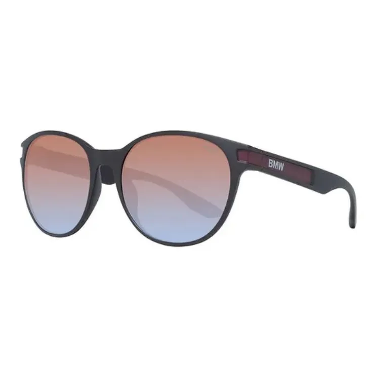 BMW Plastic Round Sunglasses Men's Brown-0