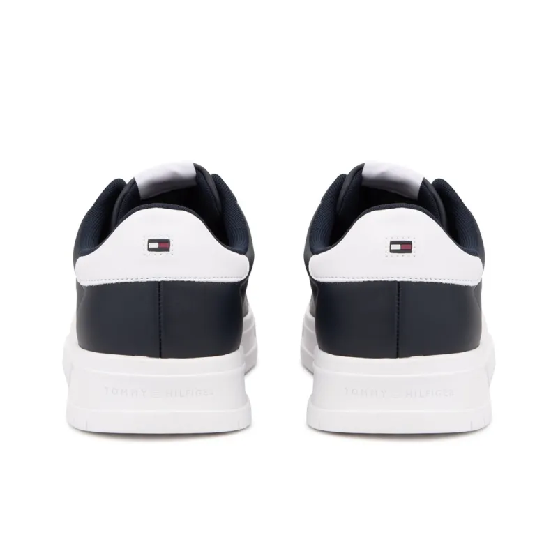 Tommy Hilfiger Leather Logo debossed Sneakers-9