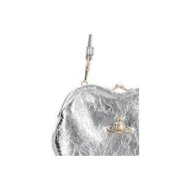 Vivienne Westwood Orb Plaque Metallic Effect Tote Bag-3