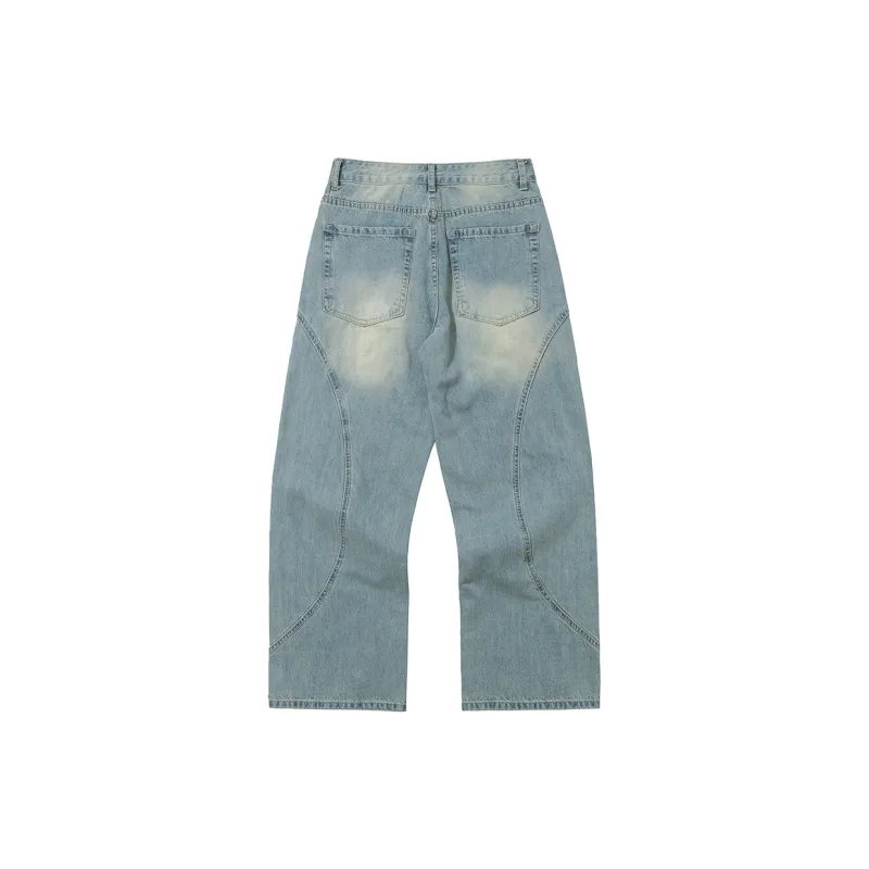 COUNTRY MOMENT Jeans Unisex Sand-Washed Blue-1