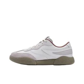 FILA Anti Slip Wear Resistant Low Top Skateboard Shoes Women's White Pink