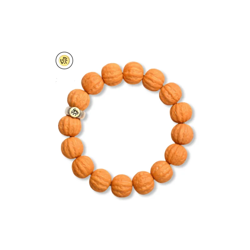 Harf Monkey Head Walnut Bracelets Unisex-5