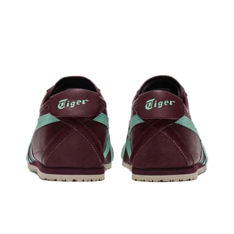 Onitsuka Tiger MEXICO 66 Cushioning Wear Resistant Low Top Casual Shoes Unisex Deep Red-4