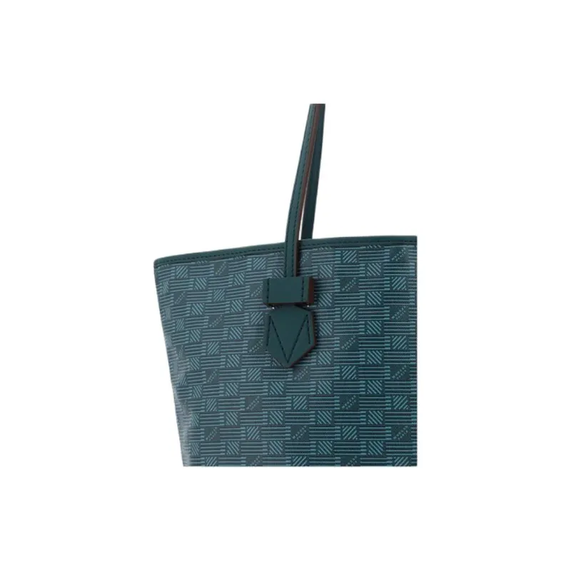 MOREAU Leather Tote Bag Shopping Bag Handbag Shoulder Bag Women's Blue-2