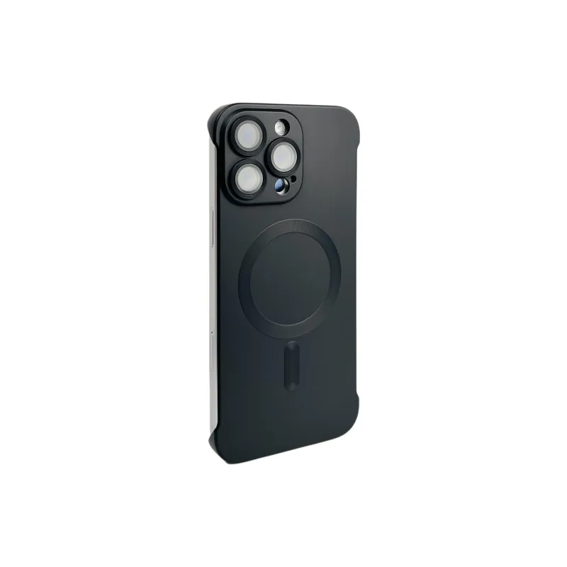 Wei Xin Acrylic Material Magnetic Bezel less Phone Cases Compatible With IPhone 16/15 Pro Max/Apple 13/14 Pro/Max-16