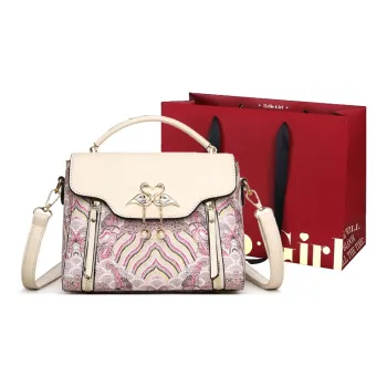 GOX PU Shoulder Bag, Crossbody Bag, Handbag Women's Black/Khaki/Sky Blue/Pink