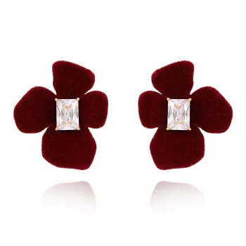 MCK 925 Silver Needles Earrings Women's