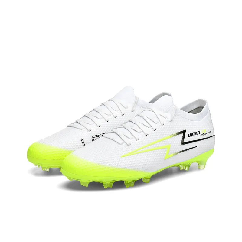 LARA STAR FG Rubber Long Studs Durable Cushioning Soccer Shoes Unisex-8