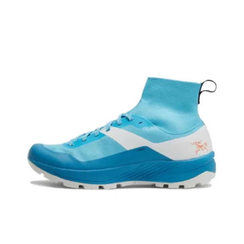 Arcteryx Verte Cushioning Wear Resistant High Top Running Shoes Unisex Blue White