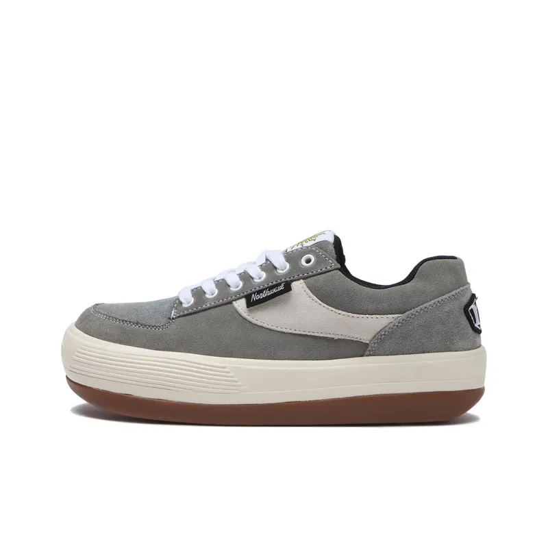 NORTHWAVE Cushioned Anti Slip Wear Resistant Lightweight Height Increasing Low Top Casual Shoes Unisex Gray-0