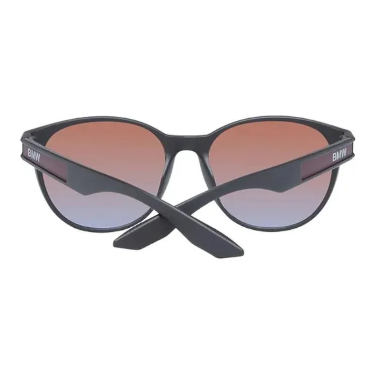 BMW Plastic Round Sunglasses Men's Brown-2