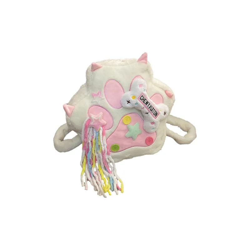 Bywhich Plush Backpack Regular Women's Multicolor-3