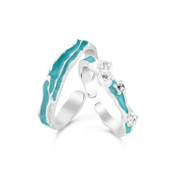 VIVIWELL S925 Silver Rings Unisex
