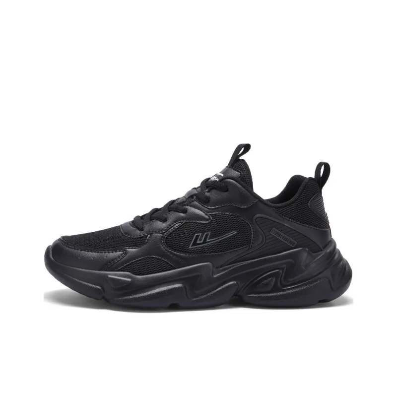 Warrior Low Top Running Shoes Men's All Black-0