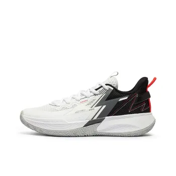 361° Big3 Team Cushioned Wear Resistant Breathable Low Top Basketball Shoes Men's Black White
