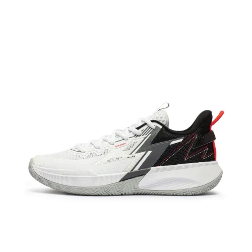 361° Big3 Team Cushioned Wear Resistant Breathable Low Top Basketball Shoes Men's Black White