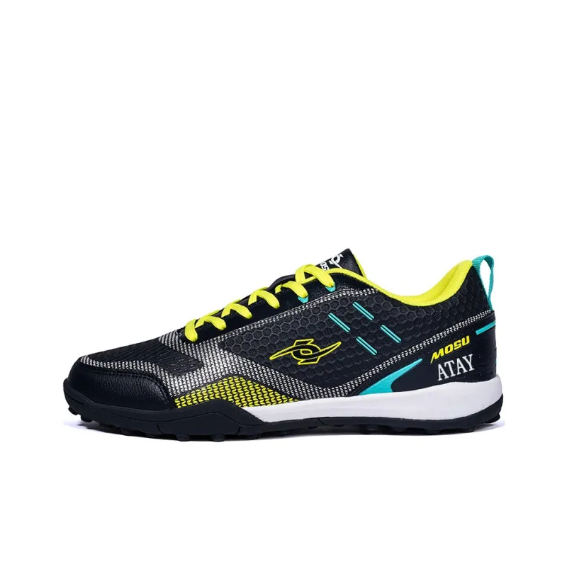 ATAY Soccer Shoes Men Low Top White Gold/Red/Black Neon Yellow/Dark Blue Neon Yellow-15